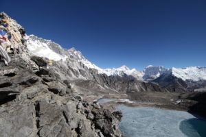 Lakes near Everest on the Three Passes Trek